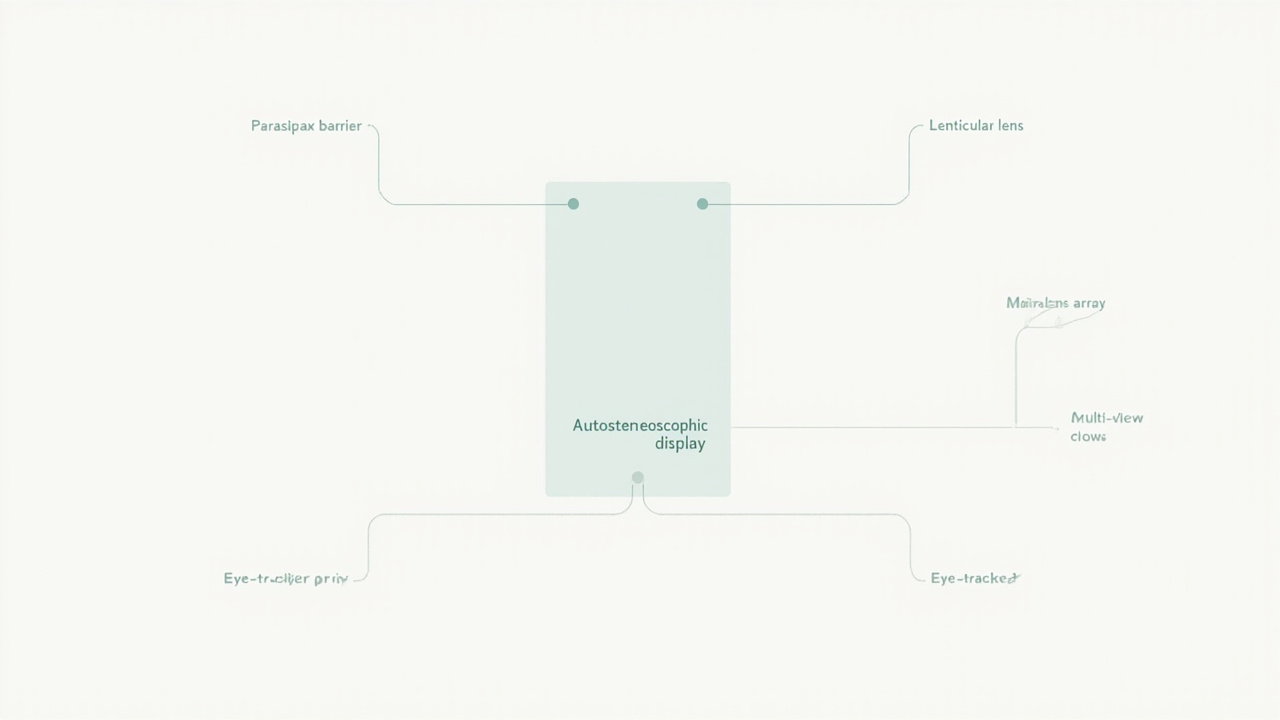 Diagram of the autostereoscopic display sub-method taxonomy