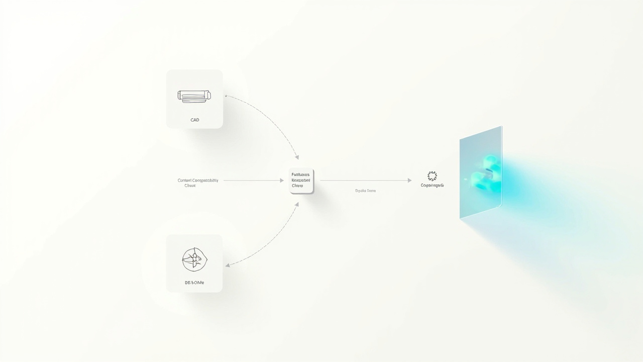 Workflow diagram showing how CAD, DICOM, and SBS content reach a spatial 3D display